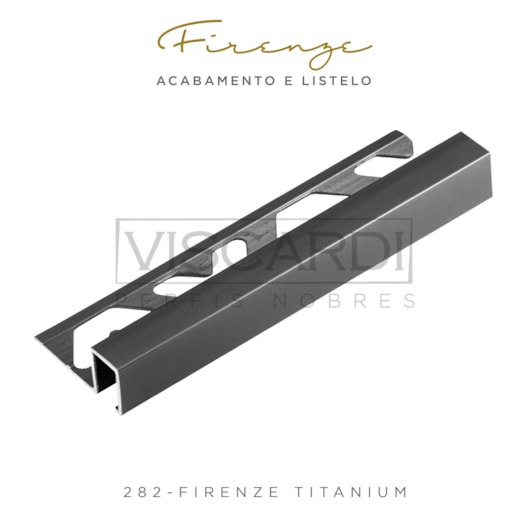 Acabamento P/ Piso/Parede Firenze 280 Blanc Brilho Pintura Eletrostática Viscardi 3 m - Imagem principal - 99db0034-247a-4f84-a33a-021df96712f9
