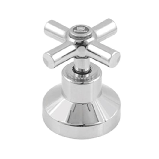 Acabamento p/ Registro Base Deca e Similares de 1.1/2? e 1.1/4 Cromado Romar - Imagem principal - 9d620785-d104-4de3-85d5-9ee84a015135