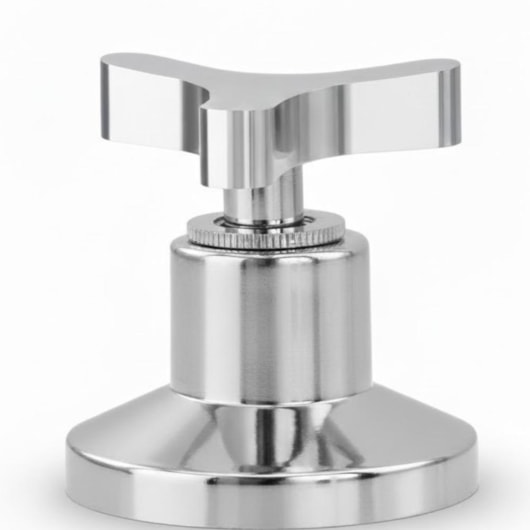 Acabamento p/Registro Base Deca e Similares de 1.1/2 e 1.1/4 Cromado Romar - Imagem principal - 48cd9730-4ab8-4867-b552-7f6701e077ba