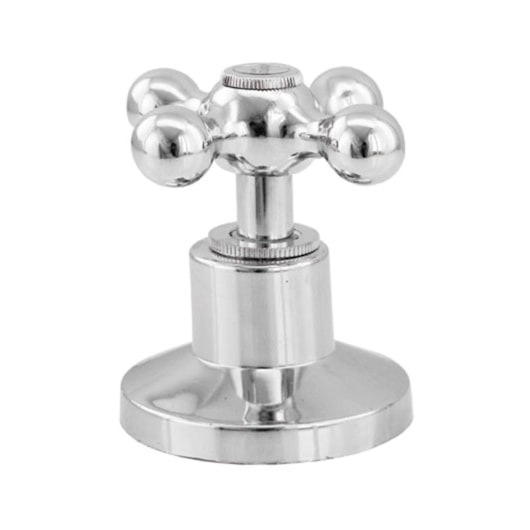 Acabamento p/ Registro Base Deca e Similares de 1/2, 3/4 e 1 Cromado Romar - Imagem principal - d76230ee-8c4c-4fc4-b759-1eef96b12dff