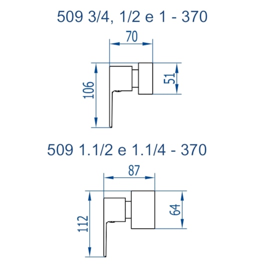 Acabamento Para Base Deca E Sim 509 3/4 Bold 370  Champagne Fani - Imagem principal - fb4cd6f9-ee2a-4165-987a-cad1d82ff680