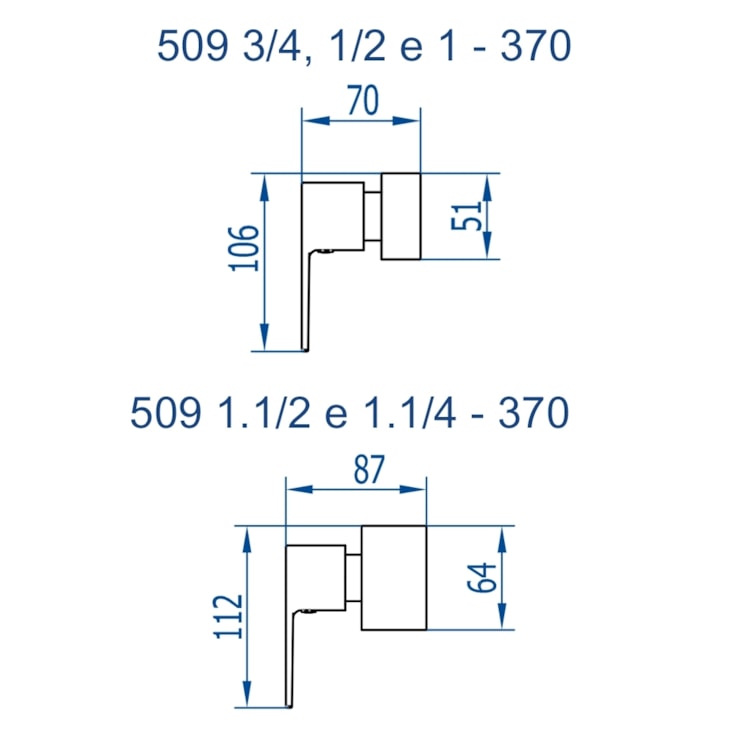 Acabamento Para Base Deca E Sim 509 3/4 Bold 370  Champagne Fani