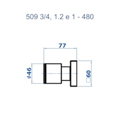 Acabamento Para Base Deca E Similares 509 3/4 Fani