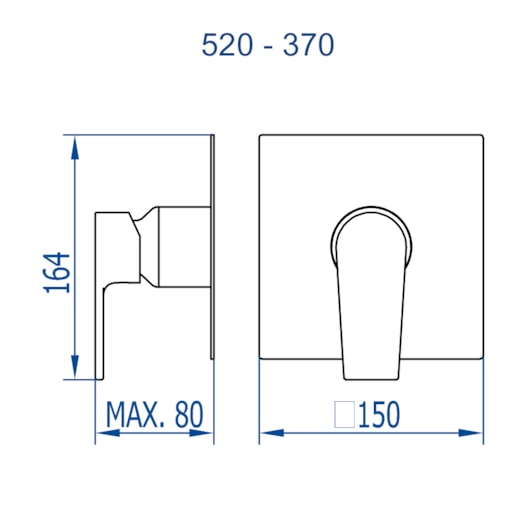 Acabamento Para Base Monocomando Deca 3/4 Cromado Fani Metais - Imagem principal - c4758549-29f1-40e9-b934-6500d1202399