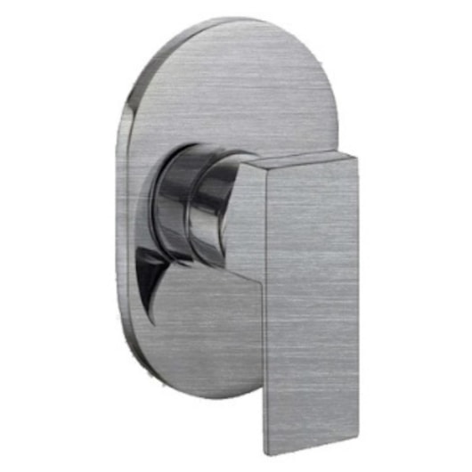 Acabamento Para Misturador De Chuveiro Base Deca Kr268 Aço Escovado Kromma - Imagem principal - 0656f6cc-0e6a-4de4-bc9b-6984cf7e25da