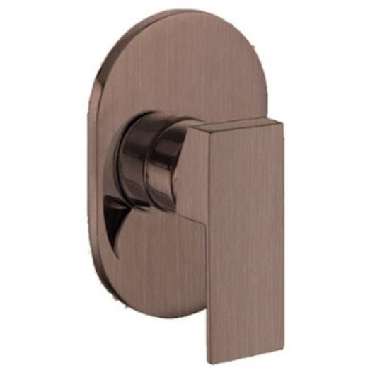 Acabamento Para Misturador De Chuveiro Base Deca Kr268  Bronze Hera Escovado Kromma - Imagem principal - 5b727fca-c667-4485-a348-5459f86687ff