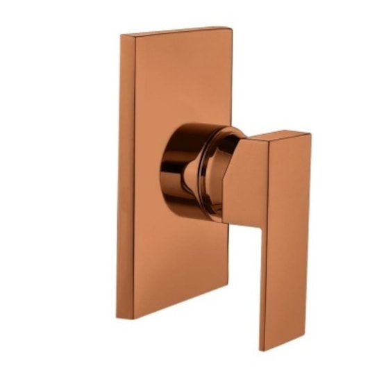 Acabamento Para Misturador De Chuveiro E Ducha Higiênica Para Base Docol Kr8702 Rose Gold Kromma 4cm - Imagem principal - 7a2f011f-cc26-42d7-80ec-af31ff28c98f