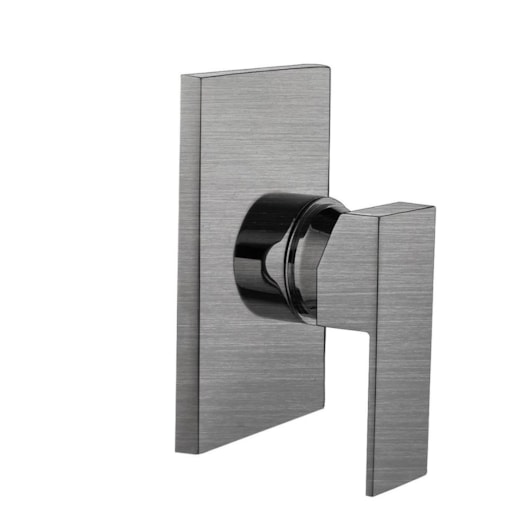 Acabamento Para Misturador Monocomando Para Chuveiro Base Deca Aço Escovado Kromma - Imagem principal - 6ed4ff20-83ef-4218-9d37-14141aae7b77