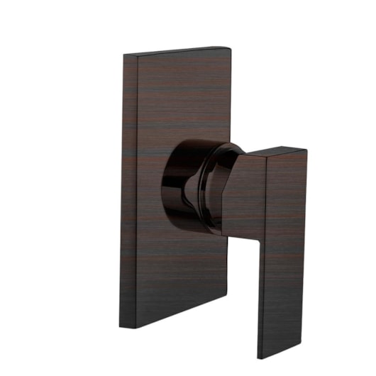 Acabamento Para Misturador Monocomando Para Chuveiro Base Deca Ébano Escovado Kromma - Imagem principal - abefab35-697e-4662-8c27-07edae76251c