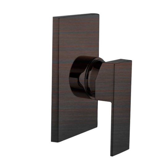 Acabamento Para Misturador Monocomando Para Chuveiro Base Deca Rb1566 Ébano Escovado Rubinettos - Imagem principal - af05136a-4392-4fd5-bbfb-f75fe1d811ed