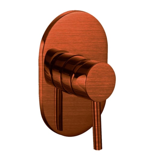 Acabamento Para Misturador Monocomando Para Chuveiro Base Deca Rb1567 Cobre Escovado Rubinettos - Imagem principal - 17ee3586-8d1f-4d20-b9ef-41fa9b4f5f09
