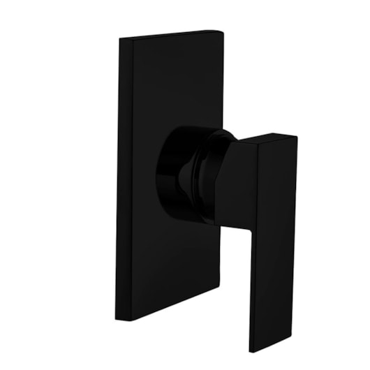 Acabamento Para Misturador Monocomando Para Chuveiro Base Docol Black Matte Kromma - Imagem principal - 224940bd-c248-489a-bd63-9c8b868e703f