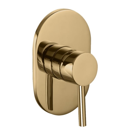 Acabamento Para Misturador Monocomando Para Chuveiro Base Docol Champagne Matte Kromma - Imagem principal - 2233fecc-86f8-4d23-80c8-1e8339f8f937
