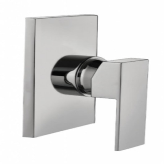 Acabamento Para Misturador Monocomando Para Chuveiro Base Docol Cromado Kromma - Imagem principal - 265aa776-7526-4816-8c95-fcec7113070d