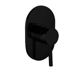 Acabamento Para Misturador Monocomando Para Ducha Higiênica Flexível  Base Deca Black Matte Kromma