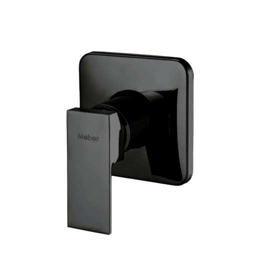 Acabamento para Monocomando de Chuveiro 2997 Axiom Slim Preto Matte Meber - Imagem principal - 32a94a68-e84a-497b-869b-28c094d4deff