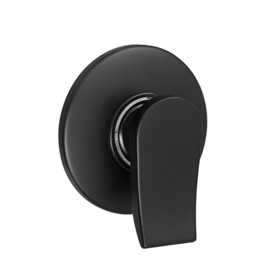 Acabamento para Monocomando de Chuveiro 2997 Tonino Preto Matte Meber - Imagem principal - 32d381dd-0e12-464b-872c-6f8e222b3655
