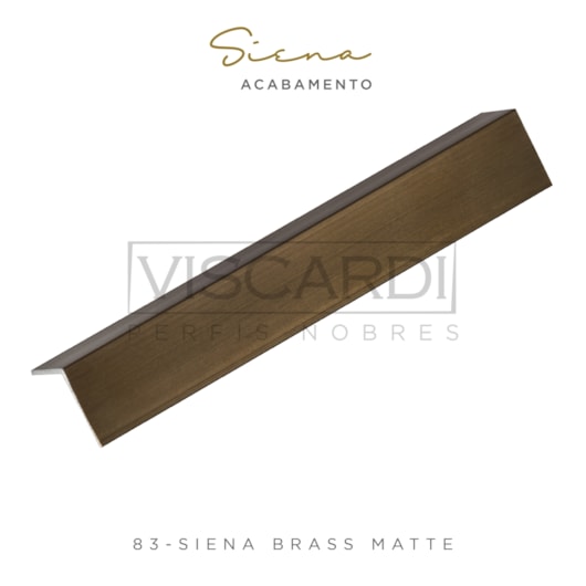 Acabamento Para Parede Siena 83 Brass Matte Alumínio Anodizado Viscardi - Imagem principal - d2b1af3c-1254-4ff6-97df-f4b38e2818ae