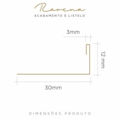 Acabamento Para Piso e Parede Ravena 329 Inox Escovado Aço Inox 304 Viscardi