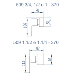 Acabamento Para Registro 3/4 Base Deca Bold 509 370 Ouro Velho Fani Metais
