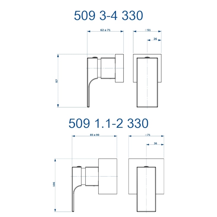 Acabamento Para Registro Base Deca 1.1/2 Retta 330 509 Doro Vecchio Fani