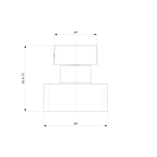 Acabamento Para Registro Base Deca 1/2, 3/4, 1 Virtus Cromado Roca - Imagem principal - f3180dab-b7c4-4607-bf83-b9f9565c57a9