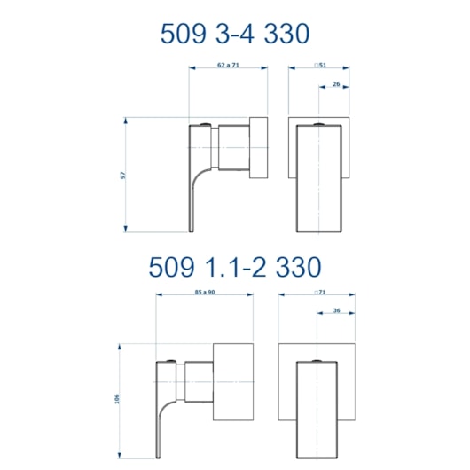 Acabamento Para Registro Base Deca 1 E 1/2 Retta 330 509 Doro VecchioFani - Imagem principal - 98fc1c2e-9c7d-4938-b319-8fcae45ea8a9