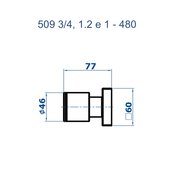 Acabamento Para Registro Base Deca E Similares Cromado Fani 1 1/4 e 1 1/2