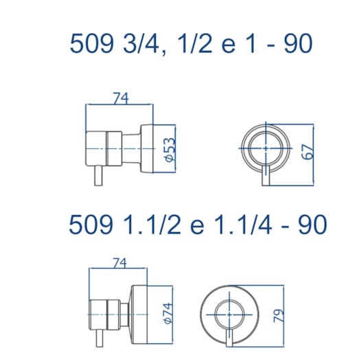 Acabamento Para Registro  Base Deca Sim 509 1.1/2 Eva 90 Cromado Fani - Imagem principal - c5fe9b40-2f84-4e13-92cd-f42d2f8949f0
