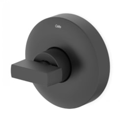 Acabamento Para Registro Base Docol Flow 1.1/4 1.1/2 Preto Matte Celite