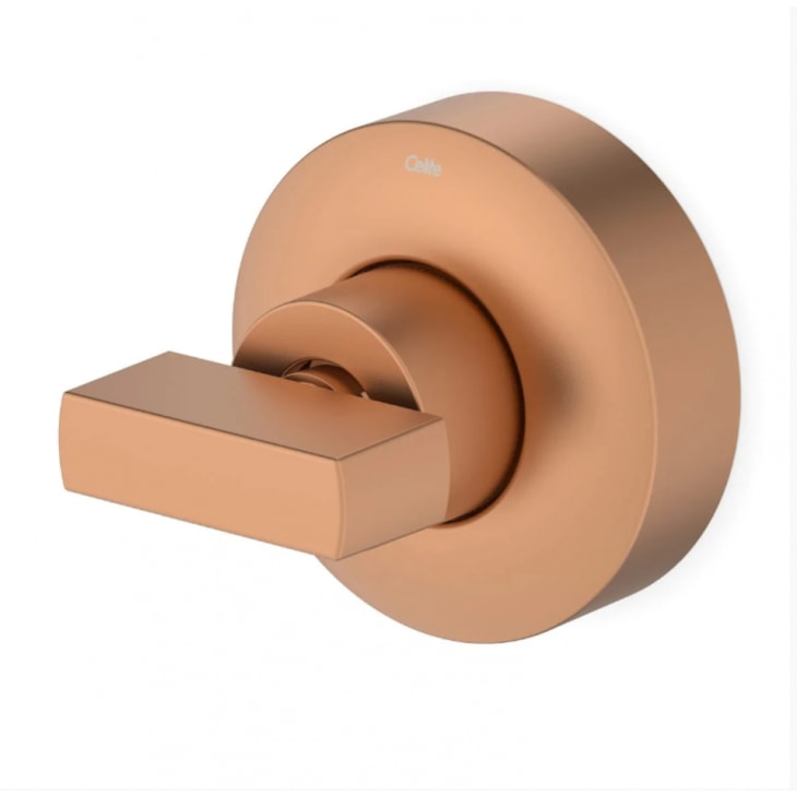 Acabamento Para Registro Base Docol Flow 1/2 3/4 1 Red Gold Matte Celite