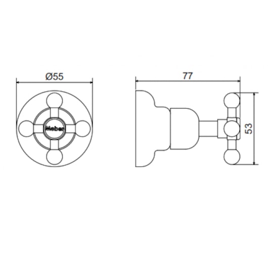 Acabamento Para Registro C 21 1/2, 3/4 E 1 Meber - Imagem principal - 2ca613e4-b219-4cc1-b85c-64f6847aa977