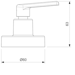 Acabamento para Registro de Gaveta e Pressão Base Celite 1/2,3/4,1 Smart-N Cromado Celite