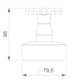 Acabamento para Registro de Gaveta e Pressão Base Deca 1.1/4 1.1/2 Cross Cromado Celite - cda05e5b-7fee-47e3-81a1-63b614130ba8