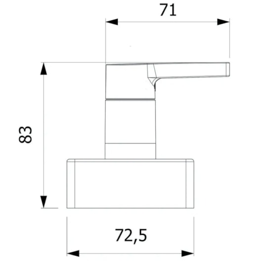 Acabamento para Registro de Gaveta e Pressão Base Deca 1.1/4 1.1/2 Insignia Cromado Roca - Imagem principal - bfe9dfc1-c1cc-4c64-906e-32546a010e09