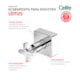 Acabamento para Registro de Gaveta e Pressão Base Deca 1.1/4 1.1/2 Lotus Cromado Celite - fc83d9f4-00f5-4a8b-88d9-c467323d26aa
