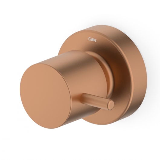 Acabamento para Registro de Gaveta e Pressão Base Deca 1/2 3/4 1 Basic Rose Gold Matte Celite - Imagem principal - fbcbc7c4-3c9d-42e4-aac9-36329c9d8021