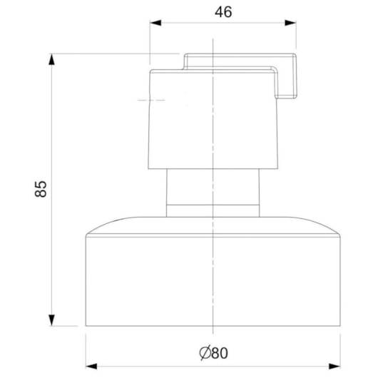 Acabamento para Registro de Gaveta e Pressão Base Docol 1.1/4 e 1.1/2 New Singles One Black Matte Roca - Imagem principal - 6683e6ae-17b4-49ae-9d22-bcb76f8768ff