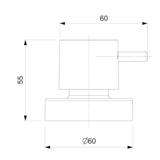 Acabamento para Registro de Gaveta e Pressão Base Docol 1/2, 3/4 1 Basic Rose Gold Mate Celite - Imagem principal - a8cf4a4b-2202-4c4b-8abb-c89866d55be6