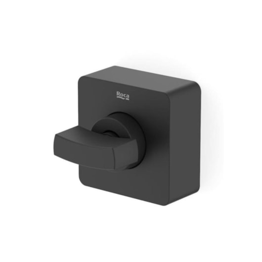 Acabamento para Registro de Gaveta e Pressão Base Docol 1/2 3/4 1 Virtus Matte Black Roca - Imagem principal - 76d51a64-f74b-4d5e-a2b0-7ae8dc7bd220