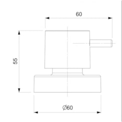 Acabamento Para Registro de Gaveta e Pressão Basic 1/2 3/4 1 Cromado Celite