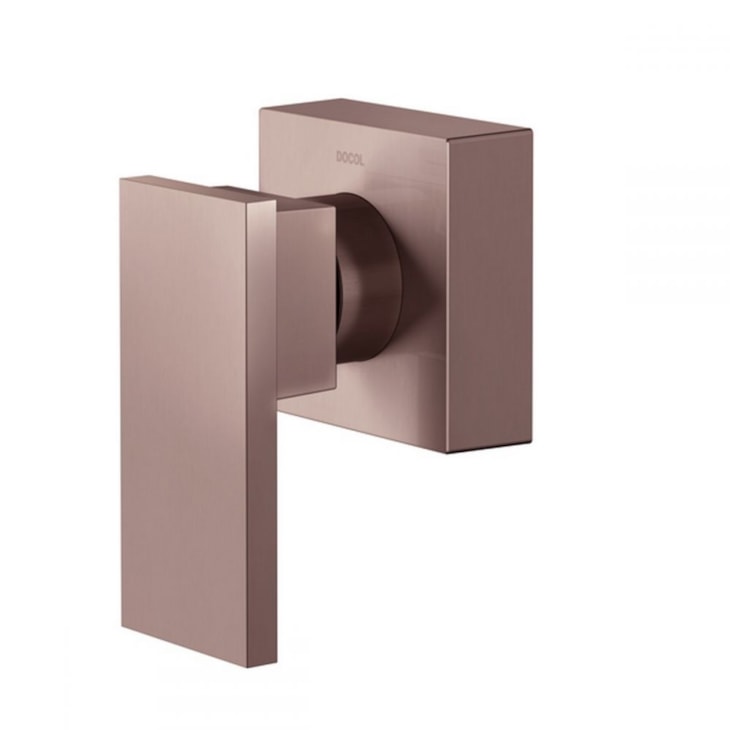 Acabamento para Registro de Gaveta e Pressão Docolbase New Edge 1/2 3/4 1 Cobre Escovado Docol