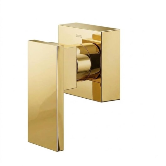 Acabamento para Registro de Gaveta e Pressão DocolBase New Edge Ouro Polido Docol - Imagem principal - 19160589-d444-4cfe-a1ce-b65cc3ee9a32
