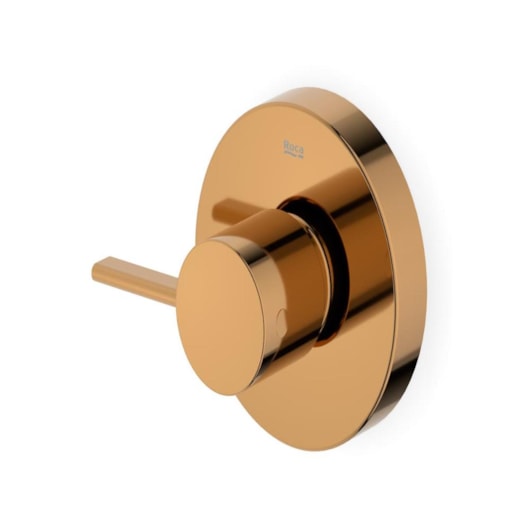 Acabamento para Registro de Gaveta e Pressão Universal 1.1/4 1.1/2 Ona Rose Gold Roca - Imagem principal - 833f9dc9-b72b-4d41-9595-8a97018bf34d