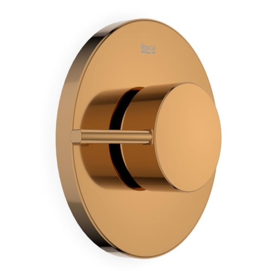 Acabamento para Registro de Gaveta e Pressão Universal 1.1/4 1.1/2 Ona Rose Gold Roca - Imagem principal - f5b3eb39-209f-4521-b632-50af281c7dc2