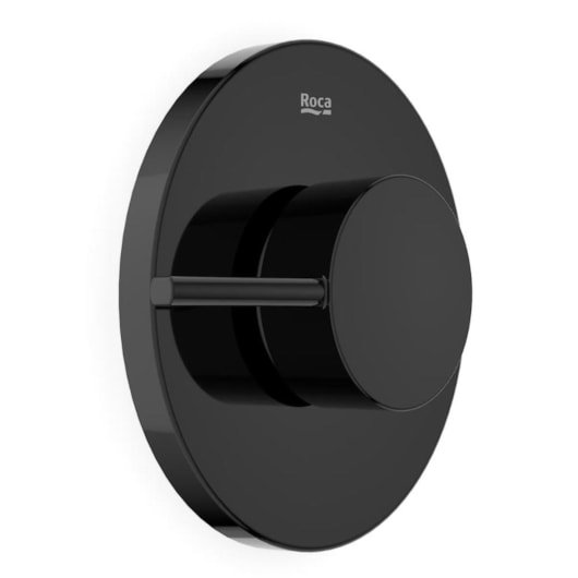 Acabamento para Registro de Gaveta e Pressão Universal 1.1/4 1.1/2 Ona Titanium Black Roca - Imagem principal - 4e60cc97-f48f-4ead-a92f-a9638e966f10