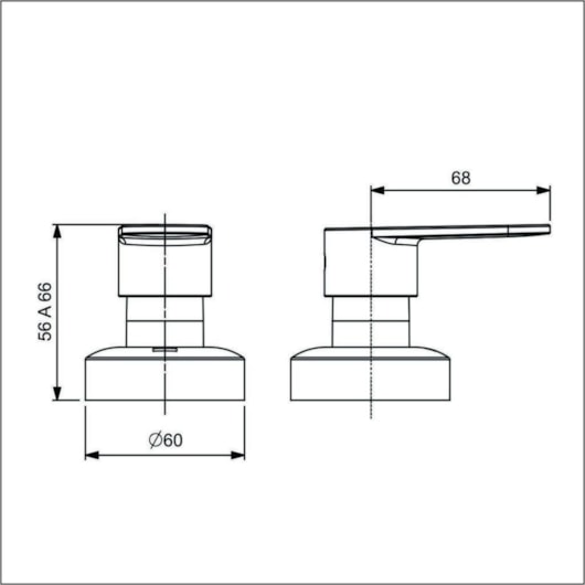 Acabamento para Registro de Gaveta e Pressão Universal 1/2 3/4 1 Cala Matte Black Roca - Imagem principal - 57ac94d4-2427-4a00-be83-0f7c7d919c2c
