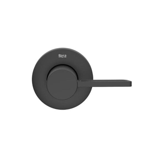 Acabamento para Registro de Gaveta e Pressão Universal 1/2 3/4 1 Logic Matte Black Roca - Imagem principal - 4a9c631f-fa0a-4c67-82ed-7e78ca258af1