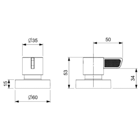 Acabamento para Registro de Gaveta e Pressão Universal 1/2 3/4 1 Logic Matte Black Roca - Imagem principal - a7d2b4c3-dd13-4f5e-a764-fb3f25f8a8e4
