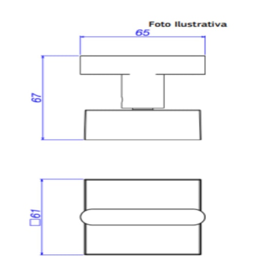 Acabamento Para Registro De Gaveta Soul 1/2